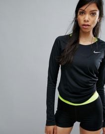 Nike Running Dry Miler Long Sleeve Top   ASOS at Asos